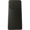 Generico Ricambio COPRI BATTERIA compatibile con XIAOMI REDMI NOTE 12 PRO 4G 2209116AG Posteriore Back Cover Retro Scocca vetro + lente lens camera Cornice + Biadesivo ADESIVO (Nero)