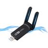 VGE Chiavetta USB WLAN 1300 Mbps Dual Band, Adattatore WiFi per PC con USB 3.0, 5.8 GHz/2.4 GHz WLAN Stick con 2 antenne da 5 dBi, compatibile con Windows 11/10/8/7/Vista/XP, Mac OS10.9-10.15, Linux