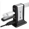Bolwins O19C Bolwins - Adattatore hub USB 2.0 a 7 porte con piedistallo, distributore ad alta velocità (480 Mbps) per PC e laptop, plug & play