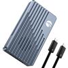 VCOM Enclosure SSD M.2 NVMe da 80 Gbps, compatibile con Thunderbolt 5/4/USB4 V2.0, Enclosure NVMe con ventola di raffreddamento Supporto Dimensioni M.2 2280 M&B+M-Key, custodia SSD esterna ad alta