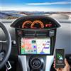 Hikity Autoradio Android 15 8 Core 4+64GB per Toyota Yaris 2006-2011, 9 Schermo con Wireless CarPlay Android Auto Bluetooth Hands-Free GPS WiFi SWC USB Type-C DSP