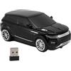 CCYLEZ Mouse per Auto Sportiva, Mouse Wireless a Forma di Auto per Laptop (BLACK)