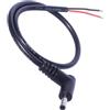 XuQiZZpp Cavo di alimentazione a 90 gradi 3.5x1.35mm Connettore maschio Facile Installazione Saldatura Connettore del cavo di alimentazione per strisce LED Cavo di prolunga di alimentazione