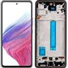 SwarKing Display LCD SwarKing compatibile con Samsung Galaxy A53 5G A536 A536B LCD Display Touch Screen Digitizer (nero con cornice) Ricambi con strumenti gratuiti