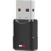 tiyiyok Adattatore audio Bluetooth USB 5.3 Bluetooth Dongle, chiavetta Bluetooth con Windows 7/10/8.1/11, per altoparlante Bluetooth, cuffie, compatibile con switch console/PS5/PS4