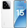 Xiaomi Smartphone 15, 12 + 256 GB, bianco, fotocamera principale Leica 50 MP, batteria 5240 mAh, HyperCharge 90 W, HyperAI (adattatore di alimentazione non incluso)