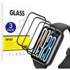 X-Dision [3 Pezzi] Pellicola Protettiva Compatibile con Xiaomi Band 9 Pro,[Resistente ai Graffi, Alta Definizione][3D Curved Full Cover] Pellicola Protettiva per Xiaomi Band 9 Pro