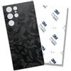 TF Skins Adatto per Samsung Galaxy S22 Ultra Skin Pellicola protettiva per la parte posteriore, dall'aspetto elegante, protezione dai graffi (Shadow Black)