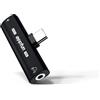eppfun AV400 Pro Adattatore USB C Jack, DAC 24 bit/96 kHz Adattatore Cuffie USB C, con 60W Porta di Ricarica Compatibile con iPhone16 15 Plus Pro MAX iPad/Galaxy serie