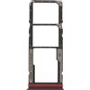 Generico Vassoio Compatibile con XIAOMI REDMI 15C 4G 25078RA3EA 25078RA3EL / POCO C85 4G 25078PC3EG (NO con 5G) Carrello tray porta scheda Sim1 + SIM 2 + SLOT SLITTA Alloggio Memoria Micro Sd (Nero)
