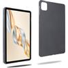 REY Cover in Gel TPU Nera per Honor Pad X9A 11,5, Ultra Sottile 0,33 mm, Morbido Flessibile, Custodia Silicone