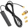 Zerabidpro 4G LTE antenna GSM 3dBi con connettore SMA, Supporto in Vetro, Inclusi 3 Adattatori (SMA a BNC / TS9 / RP-SMA), Compatibile con Router GSM 2G 3G 4G LTE, Amplificatore di Comunicazione Mobile per Auto