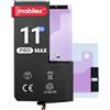 MOBILEX® Batteria per iPhone 11 Pro MAX | 3969mAh - OEM | Ricambio interno con adesivo | Chip TI | Capacità originale