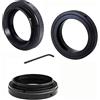 DIGITAL HD ANELLO ADATTATORE obiettivi telescopio T2 T 2 COMPATIBILE CON NIKON (tutti i modelli) + CHIAVE A BRUGOLA