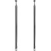 Be In Your Mind 2pcs Antenna Telescopica 7 Sezioni 145-740mm 8mm Diametro Dab FM Antenna Sostituzione per Radio TV VHF/UHF Sistema Wireless