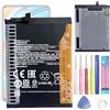 Aousavo BN53 Batteria di ricambio compatibile con Redmi Note 10 Pro con Free Toolkit