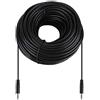 Eboxer Cavo ausiliario Cavo audio da 3,5 mm Cavo jack da 30 m Spina di rame per collegare il cavo audio schermato per le cuffie