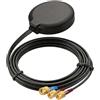 Bingfu 4G LTE MIMO Cellular GPS Adhesive Magnetic Mount Antenna for 4G LTE GPS Cradlepoint IBR900 IBR1700 Sierra Wireless Airlink MG90 MP70 GX450 RV50 RV50X Industrial Gateway Modem Mobile Router