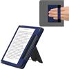 kwmobile Custodia Compatibile con Kobo Sage - Cover Chiusura Magnetica Autosleep con Leggio e Portatessere - Blu Scuro