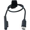 System-S Cavo USB 3.1 30 cm cavo di ricarica per Microsoft Surface in nero