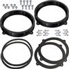 Aerzetix - Kit di 2 adattatori per altoparlanti Ø200mm | compatibile con Audi A3 8V/8Y Pre-Facelift A6 4G Q5 8R2 Facelift R8 4S Lamborghini Huracán (porte anteriori) Seat Leon 5F anteriore/posteriore