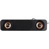 ASHATA Soundbar Cablata, Soundbar TV con Subwoofer, Altoparlante da Tavolo Stereo HiFi USB a 360 Gradi, Altoparlante del Surround Home Theater, per Proiettore di Gioco TV