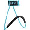 Haoxuann Supporto Universale per Telefono Cellulare e Tablet, Supporto per Cellulare da Collo Rotante a 360 °, Supporto Multifunzionale Flessibile, Supporto Pigro, Multifunzionale e flessibile (blu)