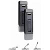 CatXQ 2 Mini Supporto tastiera in lega di zinco, pieghevole e regolabile con 3 angoli Base auto-adesiva antiscivolo Piedini invisibili per laptop Design compatto per spazio sulla scrivania - Nero