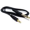 Drut Cavo coassiale Audio TS da Jack Mono da 3,5 mm a Jack Mono da 6,35 mm da 1 m, estremità Dorate da Maschio a Maschio (3,3 Piedi)