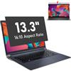 SOPPY Schermo privacy per computer portatile da 13,3 pollici, anti luce blu, antiriflesso, pellicola rimovibile per la privacy, proporzioni 16:10, filtro privacy compatibile con