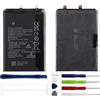 Duotipa Batteria sostitutiva 4700 mAh HB466596EFW compatibile con Honor Magic 4 Lite 5G / Honor X30 con kit di strumenti di riparazione