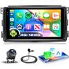 VECHTEL 4G+128G Autoradio Android 15 per Mercedes Benz Smart Fortwo 2005-2010, 9'' In-Cell HD Schermo Tactile co Carplay Android Auto senza Fili GPS Wi-Fi USB Bluetooth Radio FM RDS Retrocamera