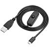 VBESTLIFE Alimentatore universale , cavo di ricarica USB con interruttore on/off, per 3, 2, B/ B + / A