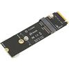 Annadue M.2 SSD Riser Card, M.2 A+E Key to M.2 M Key Adapter Card, NVME Bluetooth WiFi Card Scheda Adattatore SSD per Scheda di Rete, M.2 SSD, ECC