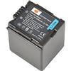 DSTE DE DSTE Batteria di ricambio compatibile per Panasonic VBG260 VBG070 AG-AC7 AG-AF100 AG-HMC40 AG-HMC80 AG-HMC150 HDC-HS250