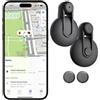 idoove Otag GPS Tracker 2 Pack, Key Finder funziona con Apple Find My (solo iOS), protezione della privacy, modalità perso, nessun costo mensile, tracker Bluetooth certificato Mfi per bambini, anziani,