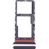 Generico Ricambio Compatibile con TCL Tab 10 5G 9183G Carrello Vassoio Alloggio SUPPORTO adattatore SLOT PORTA CARD carrello per SCHEDA SIM + vano Memoria Micro Sd (Nero)