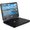groov e Groov-e - Lettore DVD portatile con schermo girevole, 7, colore: Nero
