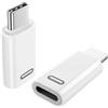 TiMOVO 2 Pezzi Adattatore da Femmina a USB C Maschio, con Caricatore PD Veloce da 35W e Trasferimento Dati per 15/15 Pro/15 PRO Max/15 Plus, iPad PRO/Air, Bianco