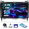 GOHHDL Android 15, 6G+128G 8Core CAMECHO Autoradio per Jeep Wrangler Compass Grand Cherokee/Chrysler 300C/Dodge Ram/Chevrolet, Schermo da 9 Pollici con Carplay Android Auto GPS WiFi BT FM/RDS Telecamera MIC