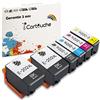 icartouche Cartuccia d'inchiostro Compatibili per Epson 202XL 202 XL per Epson Expression Premium XP-6000 XP-6005 XP-6100 XP-6105 (2BK 1PBK 1C 1M 1Y)