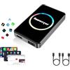 Sunweyer Adattatore Wireless CarPlay per Auto, Dispositivo di Streaming Ai Box, Supporto Netflix, YouTube, Hulu, Disney+, Adattatore Wireless Android Auto con LED, Facile da Impostare, Doppio WiFi