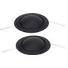 Annadue 2Pcs 25mm Tweeter Bobina Vocale, Pellicola di Seta per Dome Film, Sostituzione Fai da Te per Parti di Riparazione di Altoparlanti