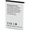 CHUNCAIL Batteria AK-S3 m, 2500 mAh agli ioni di litio, 3,8 V, compatibile con Emporia Smart 3 Mini, S4