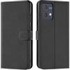 Verco Custodia a libro per Motorola Edge 40 Neo, per Motorola Edge 40 Neo Case [funzione carte di credito/leggio], nero