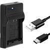 ltteea NB-11L - Caricabatterie USB per fotocamera Canon IXUS 132, 150, 155, 160, 170, 275 HS, con porta di tipo C Compact PowerShot A2300, A2500, A2600 ELPH 110 HS, 115 IS, 130 IS, 320 HS