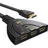 PKOUVOO HDMI Switch Sdoppiatore PKOUVOO Switch 4K 3D Sdoppiatore HDMI 3 Ingresso 1 Uscite per TV Fire Stick Roku Laptop Playstation Xb0x DVD