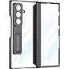 COQUE Custodia per telefono Galaxy Z Fold 7 con pellicola anti-Peep, guscio di copertura pieghevole in stile Supercar, custodia trasparente per Samsung Galaxy Z Fold 7-Nero