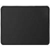 Tocnvoe Tocnove - Tappetino per Mouse Bordi Cuciti Rinforzati, Mouse Pad Gaming Superficie in Fibra Ultra Sottile e Base Antiscivolo Morbido Confortevole Nero 210x260x2mm Protezione per Scrivania