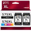 hehua PG-575XL CL-576XL Cartucce Compatibile per Canon 575 576 Cartucce 575 XL